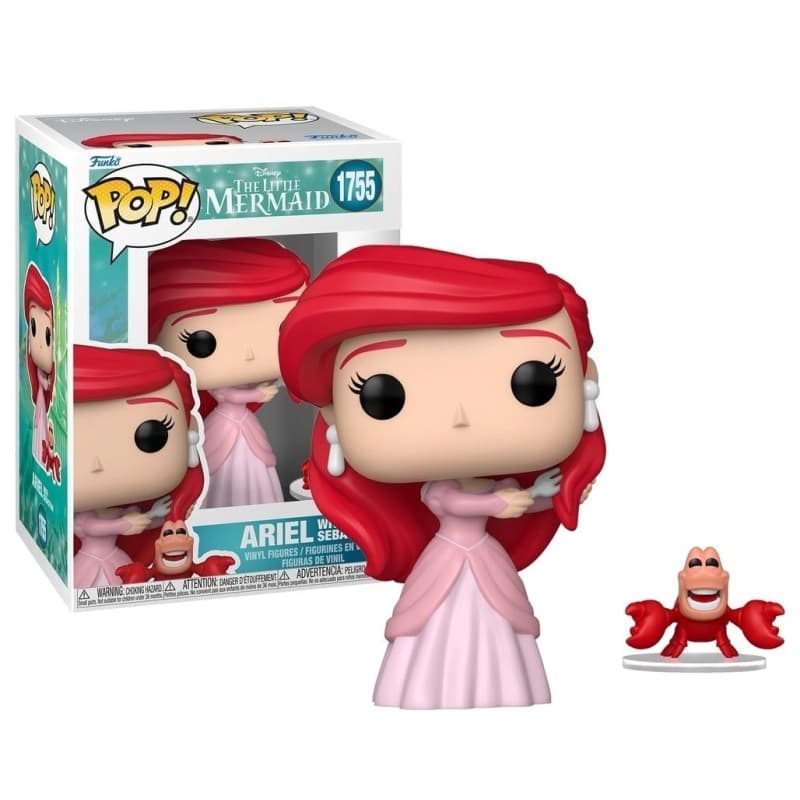 FUNKO POP Disney: The Little Mermaid - 1755 Ariel With Sebastian 9cm - 889698932172