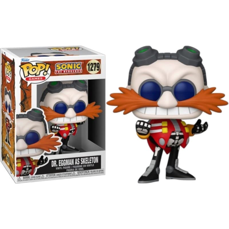 FUNKO POP Games: Sonic The Hedgehog - 1279 Dr. Eggman As Skeleton 9cm - 889698935296