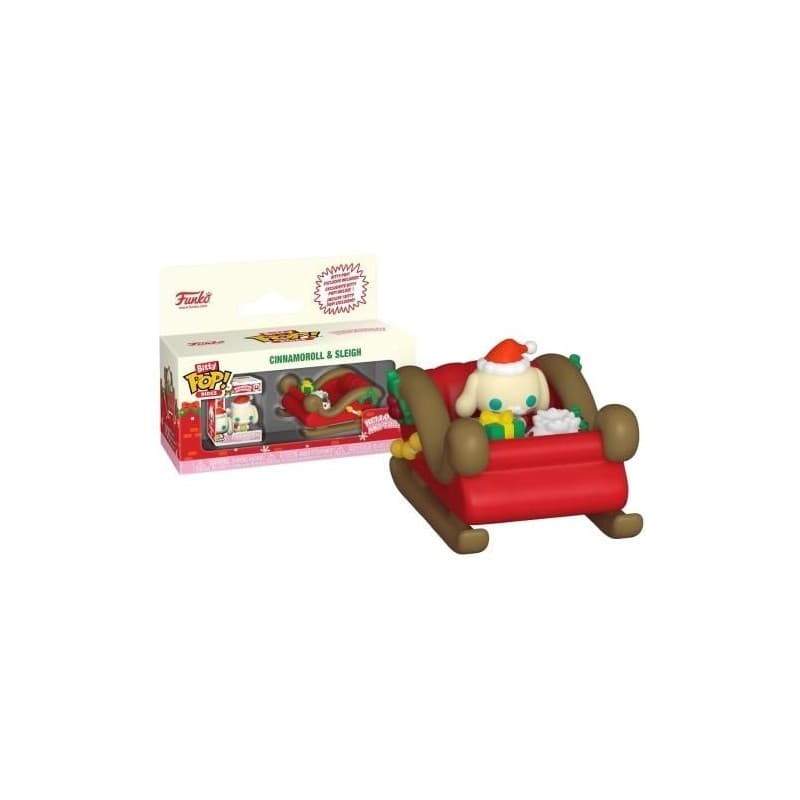 FUNKO Bitty POP Rides: Hello Kitty Holyday - Sleigh with Cinnamoroll - 889698935548