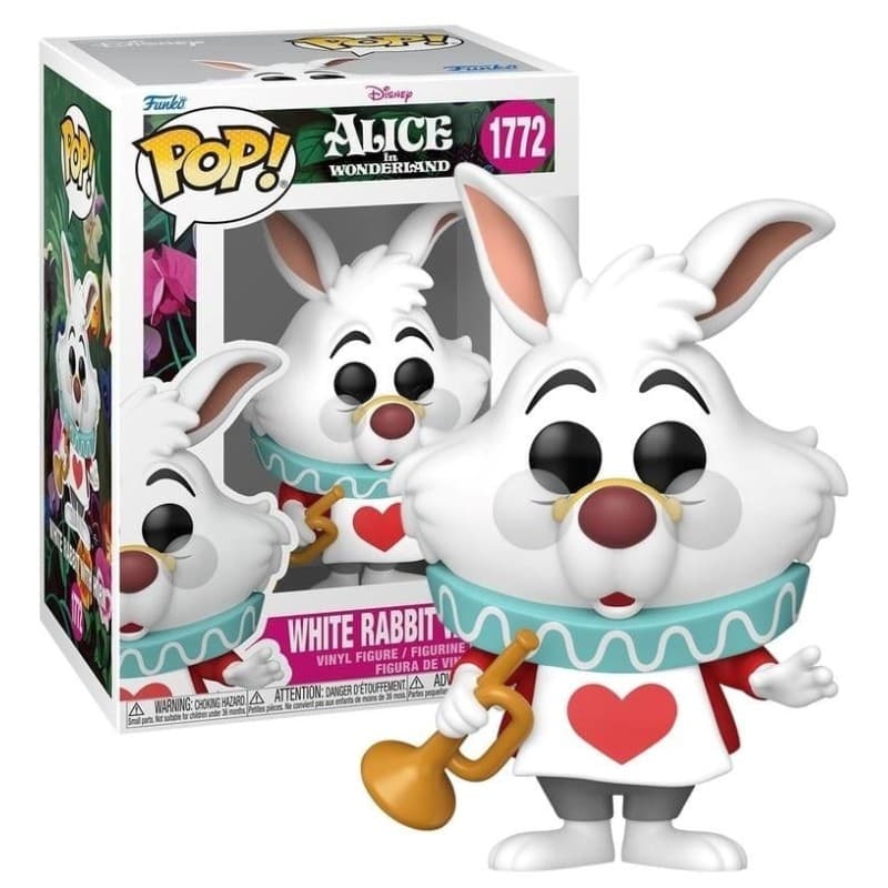 FUNKO POP Disney: Alice In Wonderland - 1772 White Rabbit With Horn 9cm - 889698937832
