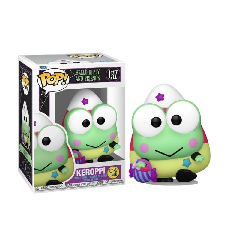 FUNKO POP Sanrio: Hello Kitty And Friends - 157 Keroppi Spooky (Glows In The Dark) 9cm - 889698945776