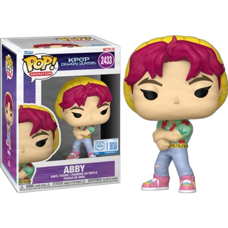 FUNKO POP Animation: K-Pop Demon Hunter - 2433 Abby (Exclusive) 9cm - 889698958028