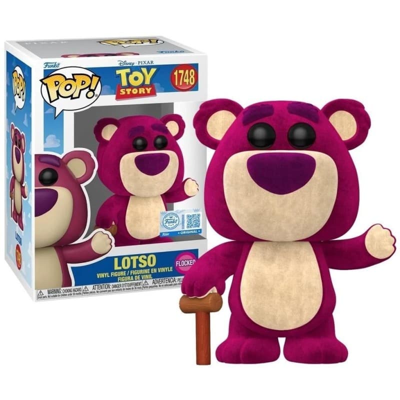 FUNKO POP Disney: Toy Story - 1748 Lotso (Flocked) (Exclusive) 9cm (DAMAGED BOX) - 889698920551D