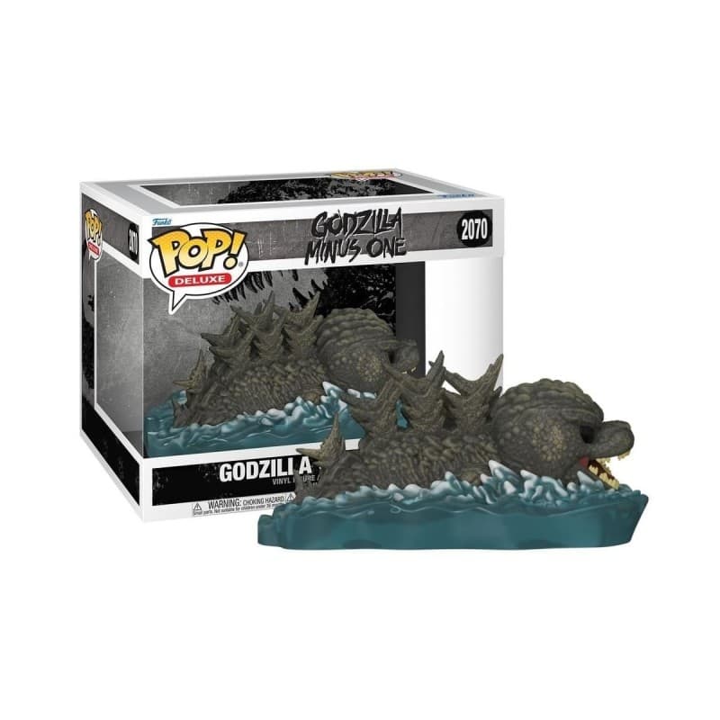 FUNKO POP Deluxe Movies: Godzilla Minus One - 2070 Godzilla (Swimming) (DAMAGED BOX) - 889698932721D