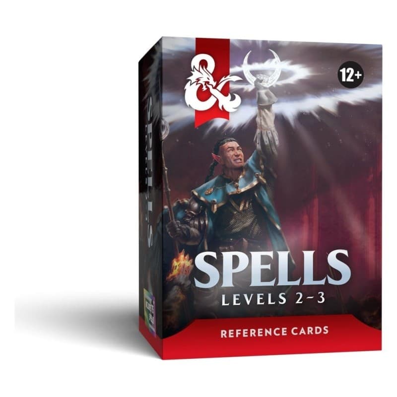 Dungeons & Dragons - Reference Cards: Spells (Levels 2-3) - ENG - Wizards D&D 195166335025