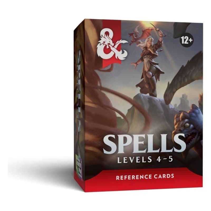 Dungeons & Dragons - Reference Cards: Spells (Levels 4-5) - ENG - Wizards D&D 195166335049