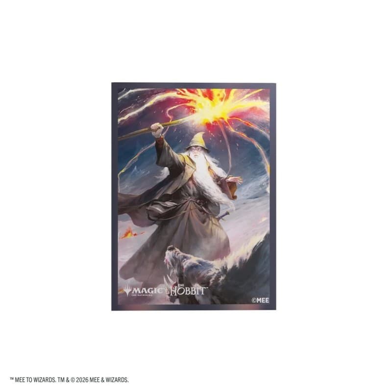 GAMEGENIC Magic: The Gathering - The Hobbit - Premium Art Sleeves - Gandalf Shadow's Foe - 4251715425343