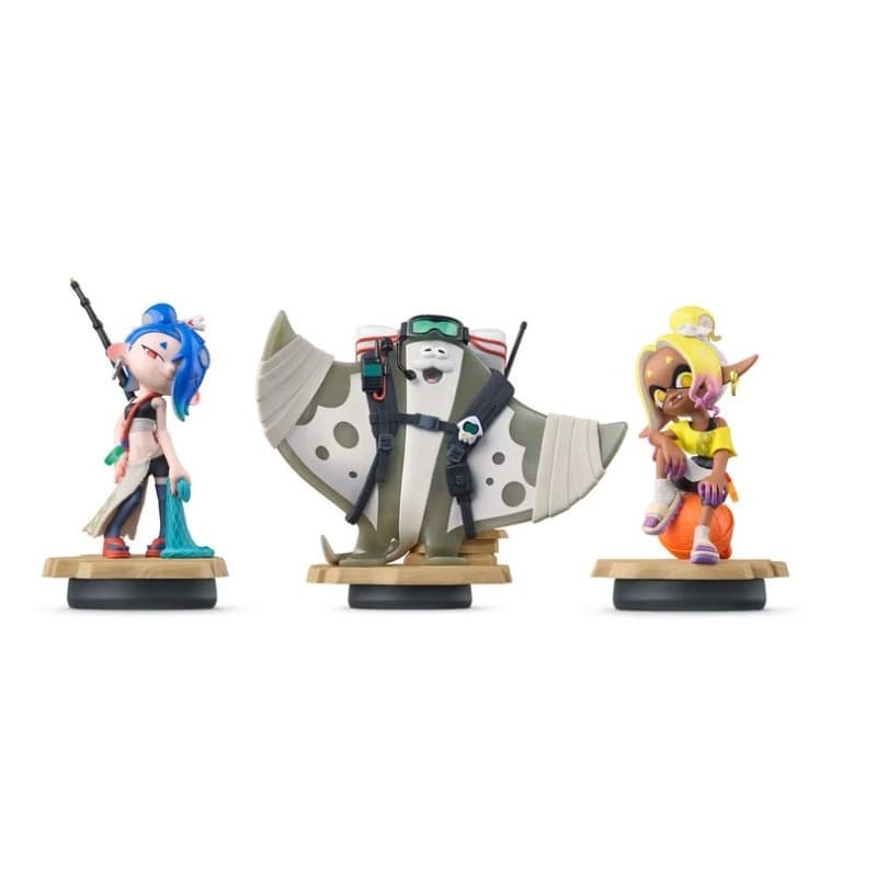 AMIIBO Set da tre amiibo di Splatoon Raiders: Pinnuccia, Mantaleo e Morena - PACK 3IN1 (box - Nintendo Accessori 045496381455
