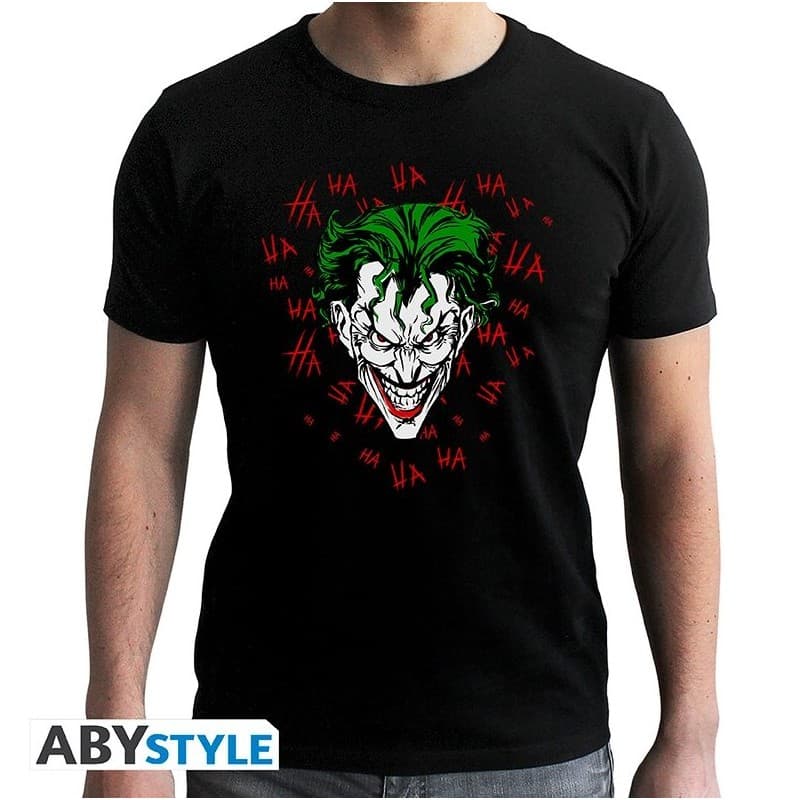 DC COMICS - Tshirt "Joker Killing Joke" SS black- new fit*Small - Men's T-shirts - Abystyle 3665361076803