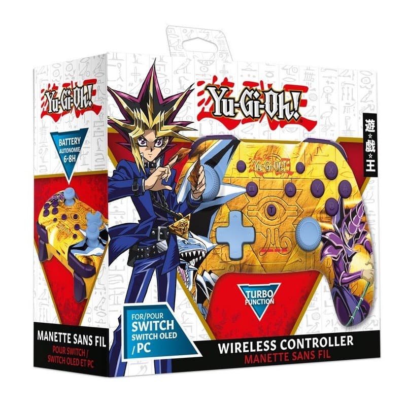 Yu-Gi-Oh! - Wireless Controller for Switch ans PC Dark Magician vs Blue-Eyes White Dragon - Trade Invaders 3760178625876