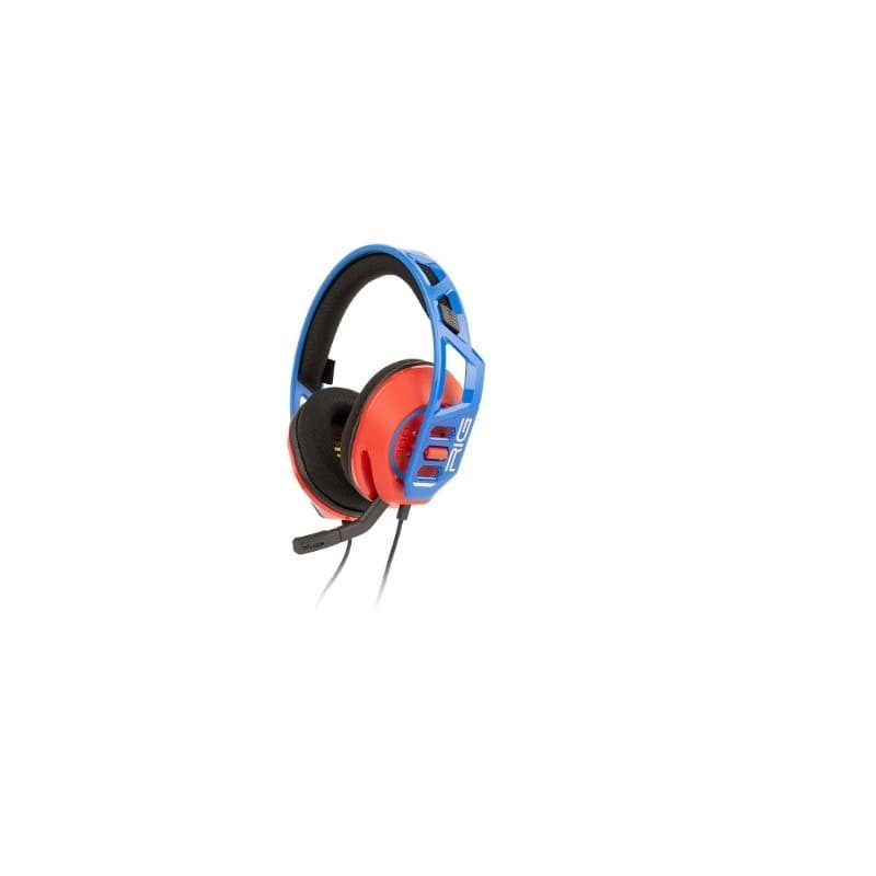 Cuffie Gaming RIG 300 PROHNR+B, Rosso/Blu, Switch - Big Ben 3665962029871
