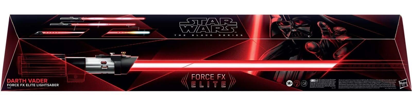 HASBRO STAR WARS - BLACK SERIES - REPLICA SPADA LASER FX ELITE LS 2 DARTH VADER 1/1 (DAMAGED BOX) - 5010993965434D