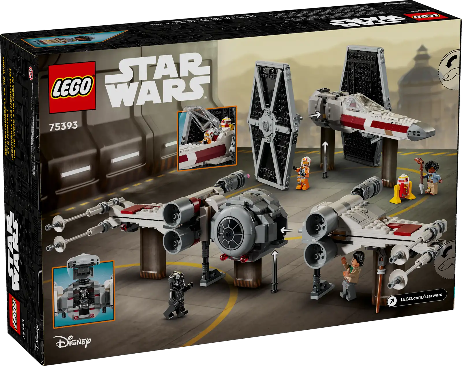 Mash-up TIE Fighter e X-Wing