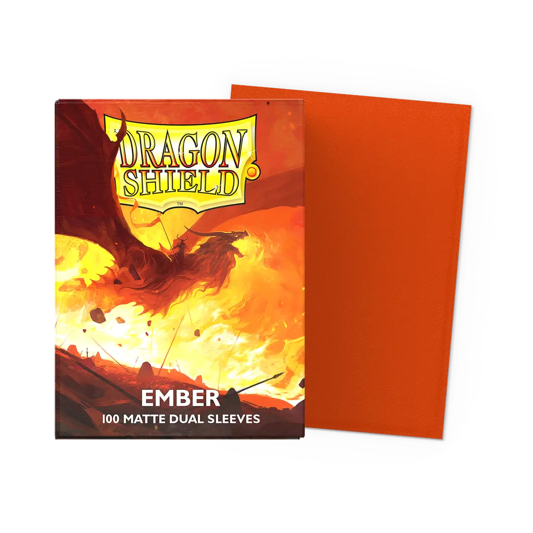 100 Dragon Shield sleeves - EMBER