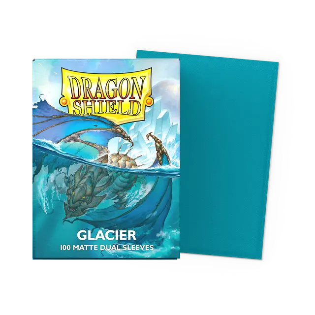 100 Dragon Shield sleeves - GLACIER MINIOM